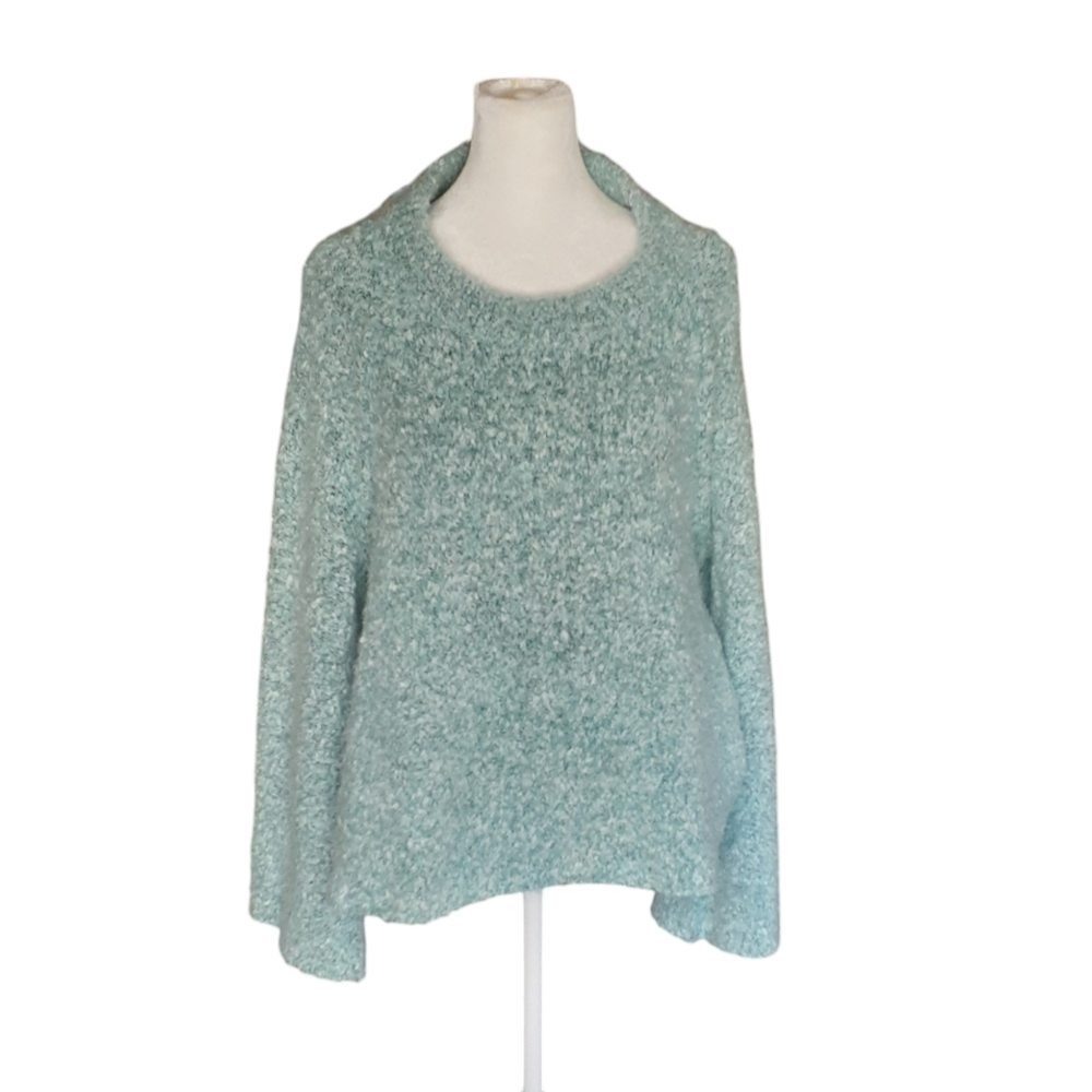 Free People shaggy pullover sweater.